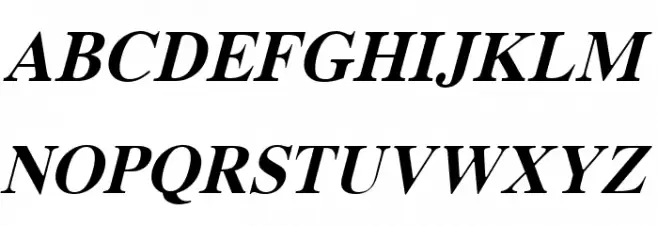 XB Yas Bold Italic Schriftart Groß