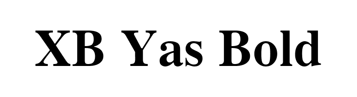XB Yas Bold  baixar fontes gratis