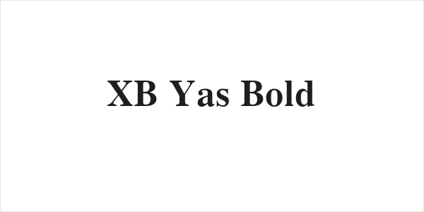 XB Yas Bold Logo