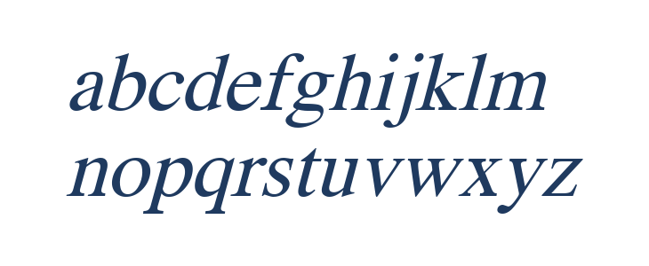 XB Yas Italic Lowercase