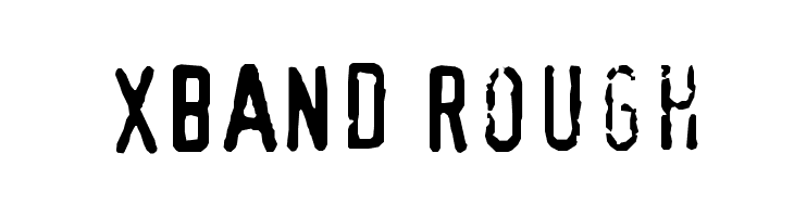 XBAND Rough  नि: शुल्क फ़ॉन्ट्स डाउनलोड