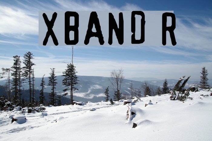XBAND Rough Font examples