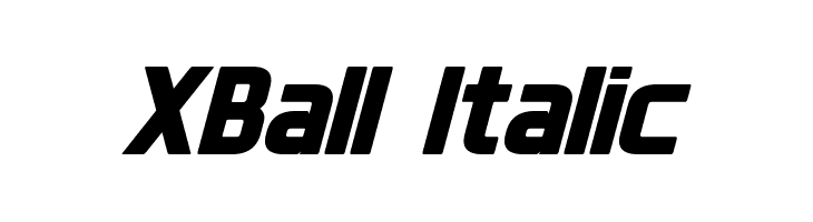 XBall Italic Font