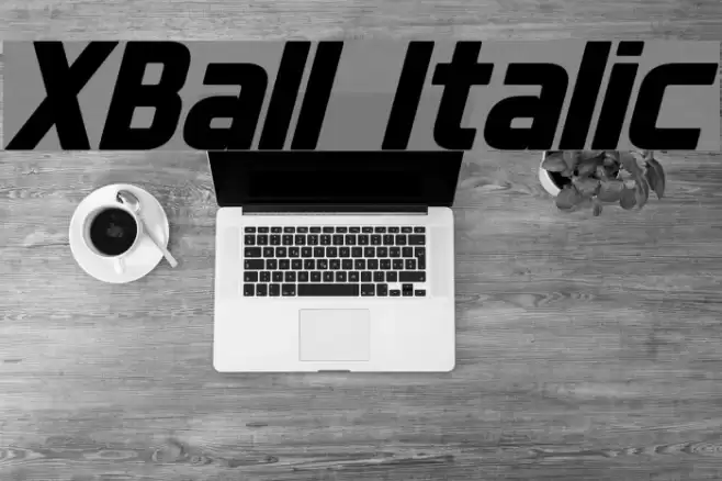 XBall Italic フォント examples