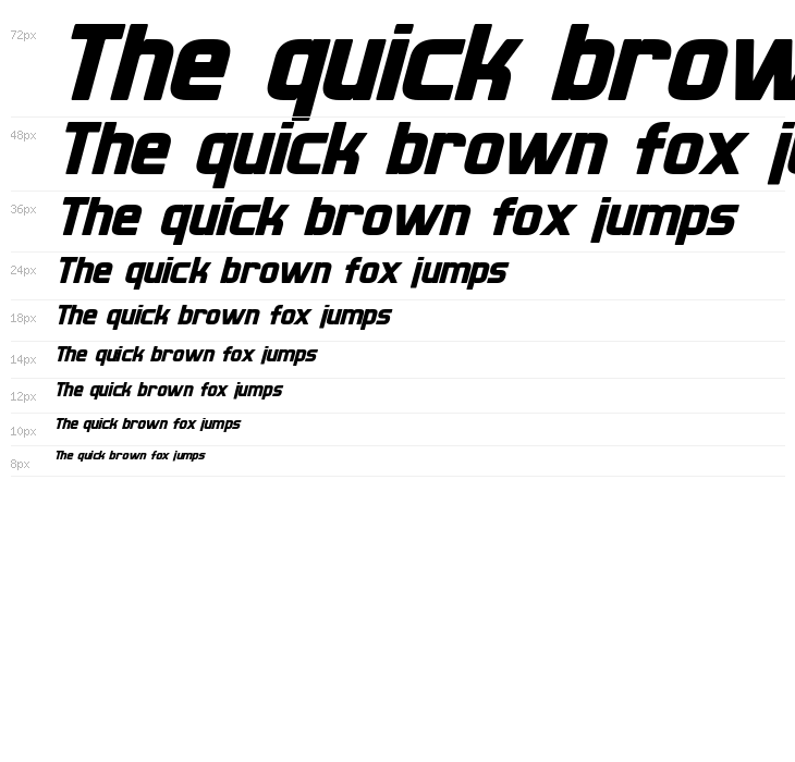 XBall Italic Waterfall