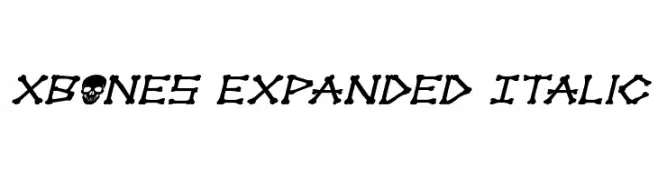 xBONES Expanded Italic 