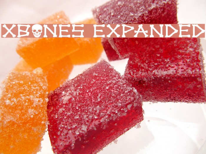xBONES Expanded Font examples