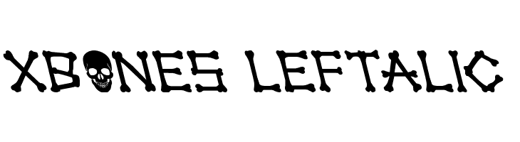xBONES Leftalic  Frei Schriftart Herunterladen