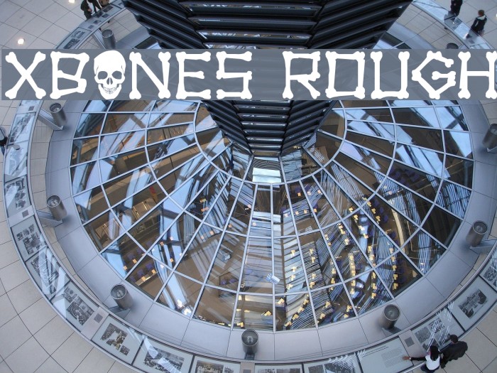 xBONES Rough Font examples