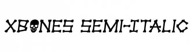 xBONES Semi-Italic 