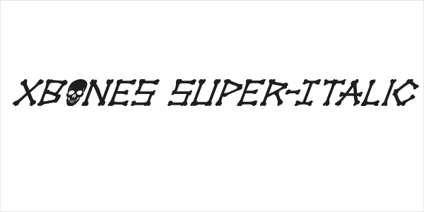 xBONES Super-Italic Logo