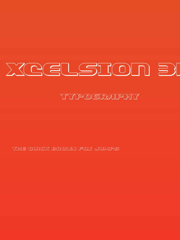 Xcelsion 3D Poster