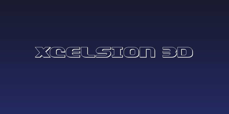 Xcelsion 3D Social Header