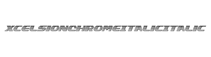 Xcelsion Chrome Italic Italic  لخطوط تنزيل
