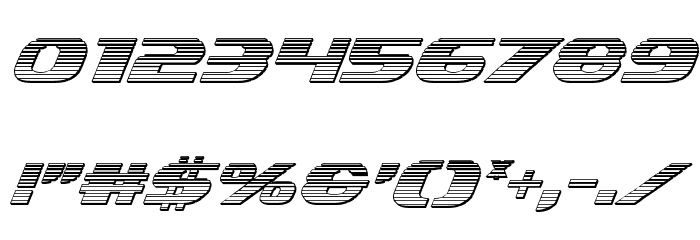 Xcelsion Chrome Italic Italic Font OTHER CHARS