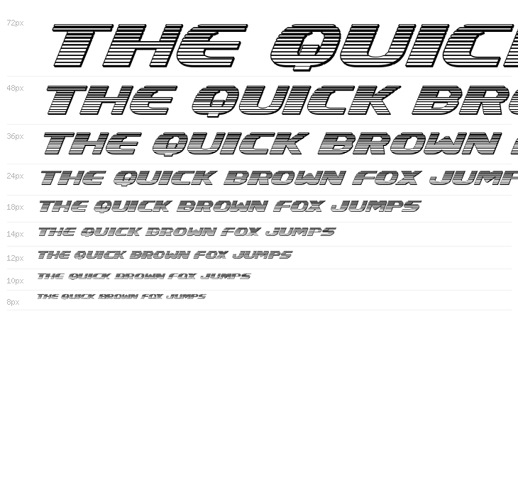 Xcelsion Chrome Italic Italic Waterfall