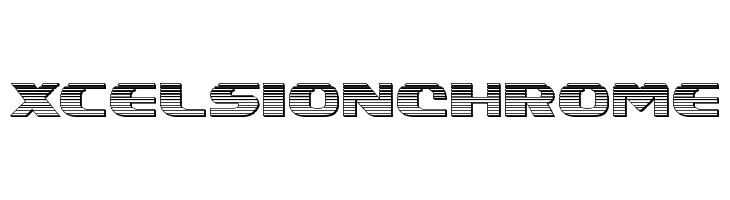 Xcelsion Chrome  Fuentes Gratis Descargar