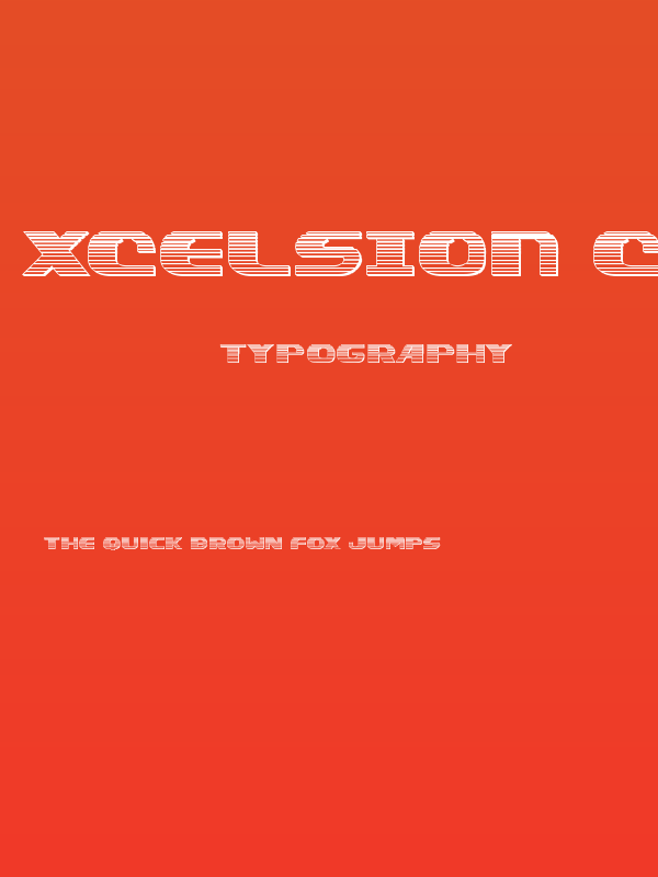 Xcelsion Chrome Poster