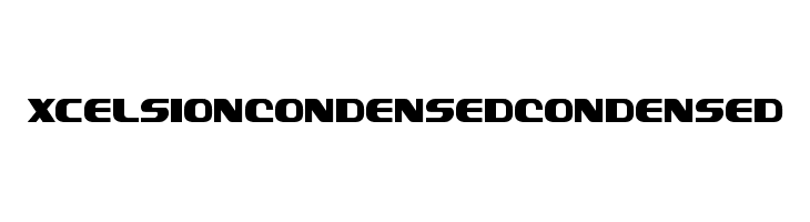 Xcelsion Condensed Condensed  Fuentes Gratis Descargar