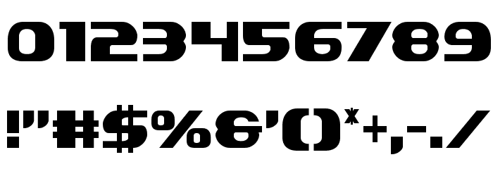 Xcelsion Condensed Condensed Font OTHER CHARS
