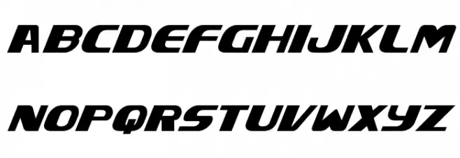 Xcelsion Condensed Italic Condensed Italic Font Litere mici