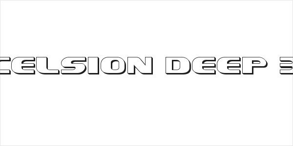Xcelsion Deep 3D Logo