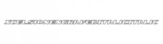 Xcelsion Engraved Italic Italic  Fuentes Gratis Descargar