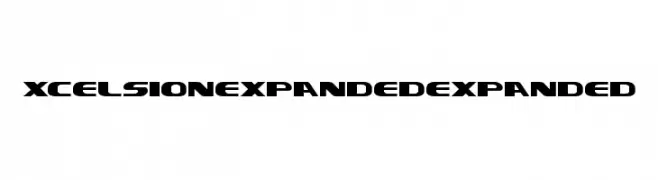 Xcelsion Expanded Expanded  Fuentes Gratis Descargar