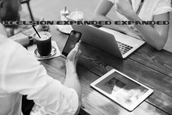 Xcelsion Expanded Expanded Font examples