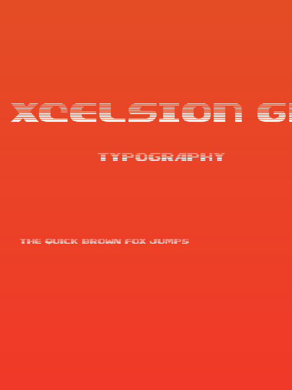 Xcelsion Gradient Poster