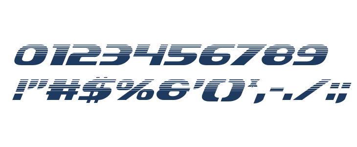 Xcelsion Halftone Italic Italic Other Characters