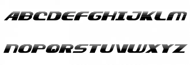 Xcelsion Halftone Italic Italic Schriftart Groß