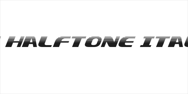 Xcelsion Halftone Italic Italic Logo