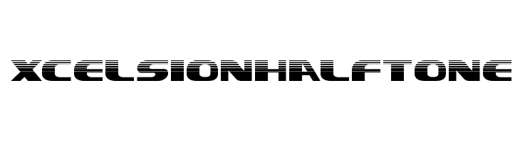 Xcelsion Halftone  font caratteri gratis