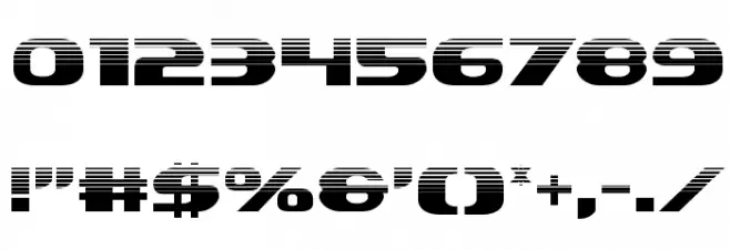 Xcelsion Halftone Font OTHER CHARS