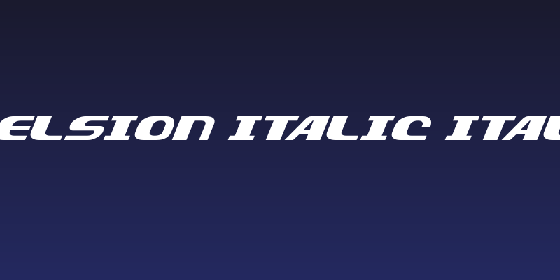 Xcelsion Italic Italic Social Header