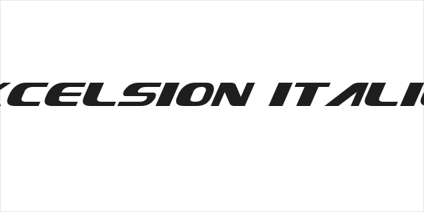 Xcelsion Italic Logo