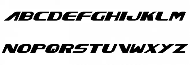 Xcelsion Italic Font LOWERCASE