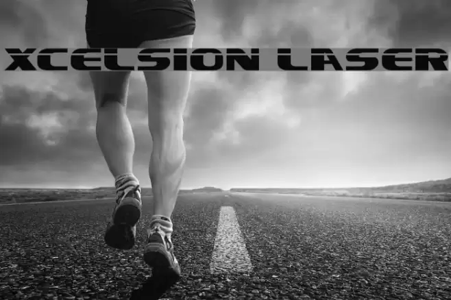 Xcelsion Laser Font examples