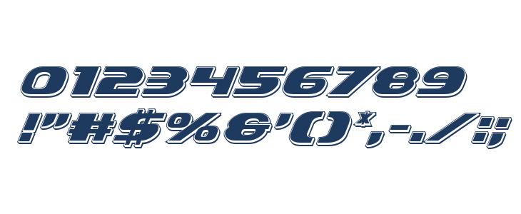 Xcelsion Punch Italic Italic Other Characters