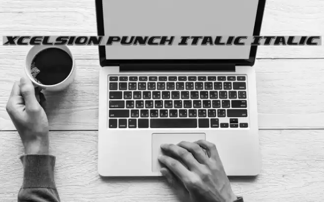Xcelsion Punch Italic Italic Font examples