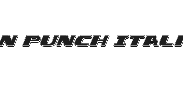 Xcelsion Punch Italic Italic Logo