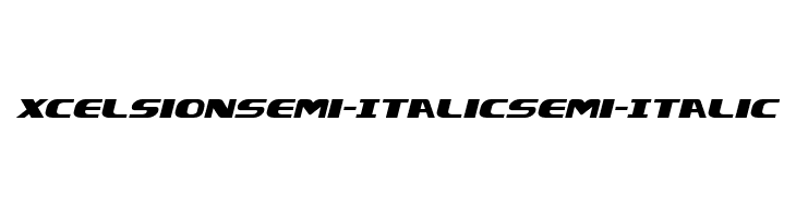 Xcelsion Semi-Italic Semi-Italic  नि: शुल्क फ़ॉन्ट्स डाउनलोड