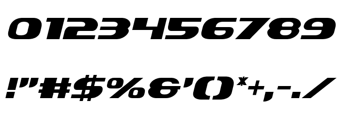 Xcelsion Semi-Italic Semi-Italic Font OTHER CHARS