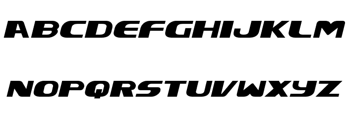 Xcelsion Semi-Italic Semi-Italic Font LOWERCASE