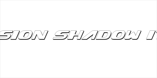 Xcelsion Shadow Italic Logo