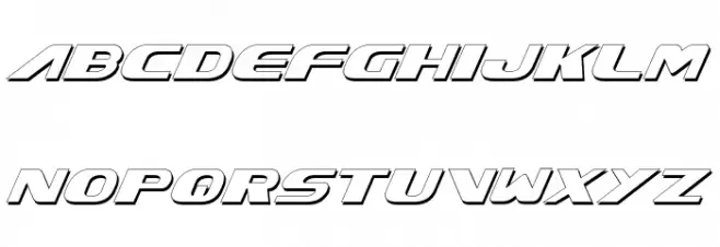 Xcelsion Shadow Italic 字体 小写