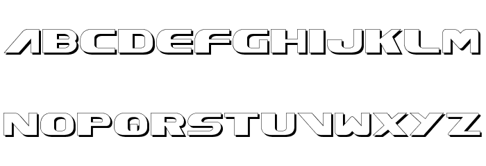 Xcelsion Shadow Font LOWERCASE