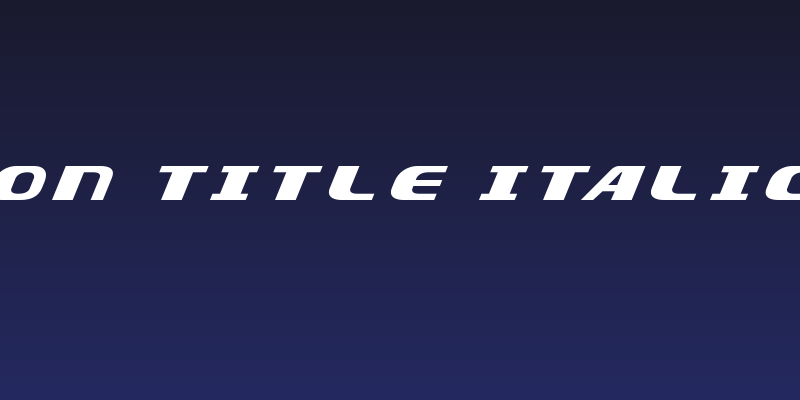 Xcelsion Title Italic Italic Social Header