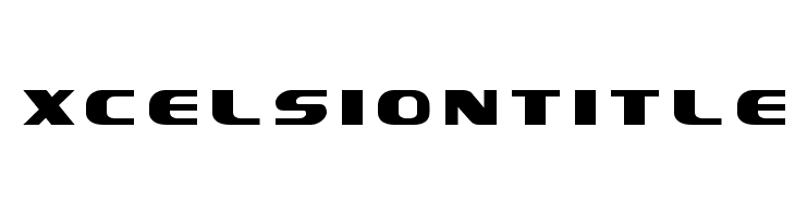 Xcelsion Title  नि: शुल्क फ़ॉन्ट्स डाउनलोड